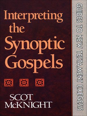 cover image of Interpreting the Synoptic Gospels